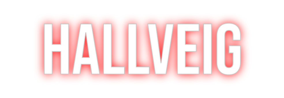 Custom Neon: Hallveig