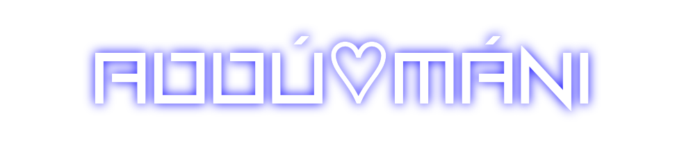 Custom Neon: Addú♡Máni