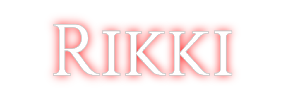 Custom Neon: Rikki