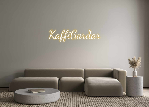 Custom Neon: KaffiGarðar