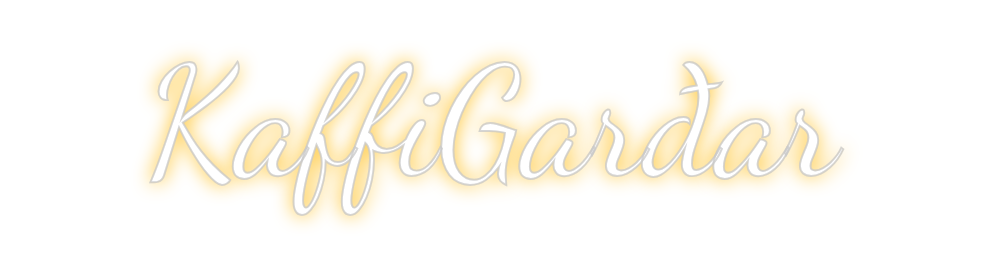 Custom Neon: KaffiGarðar