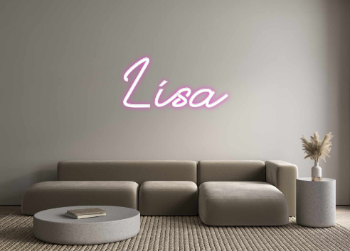 Custom Neon: Lísa