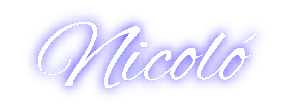 Custom Neon: Nicoló