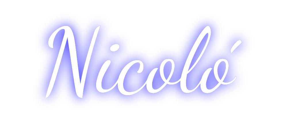 Custom Neon: Nicoló