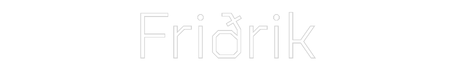 Custom Neon: Friðrik