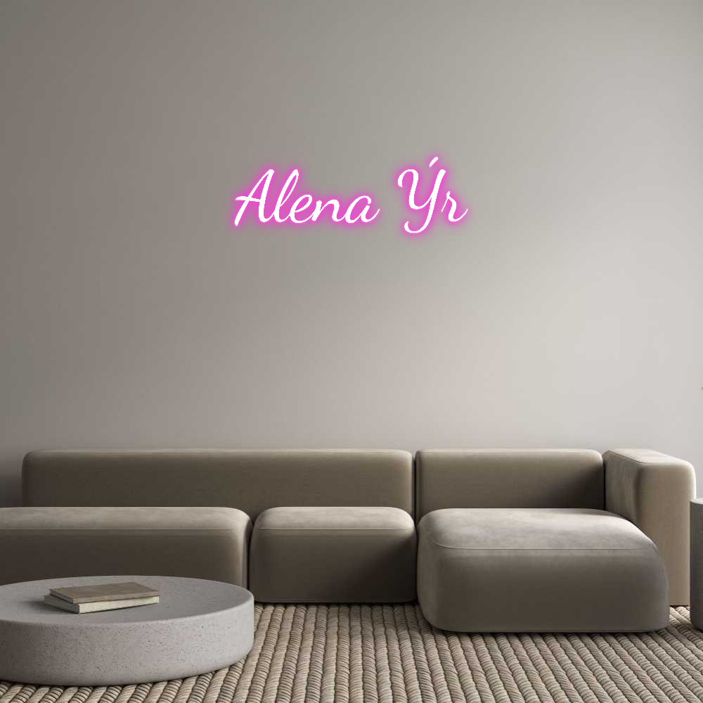 Custom Neon: Alena Ýr