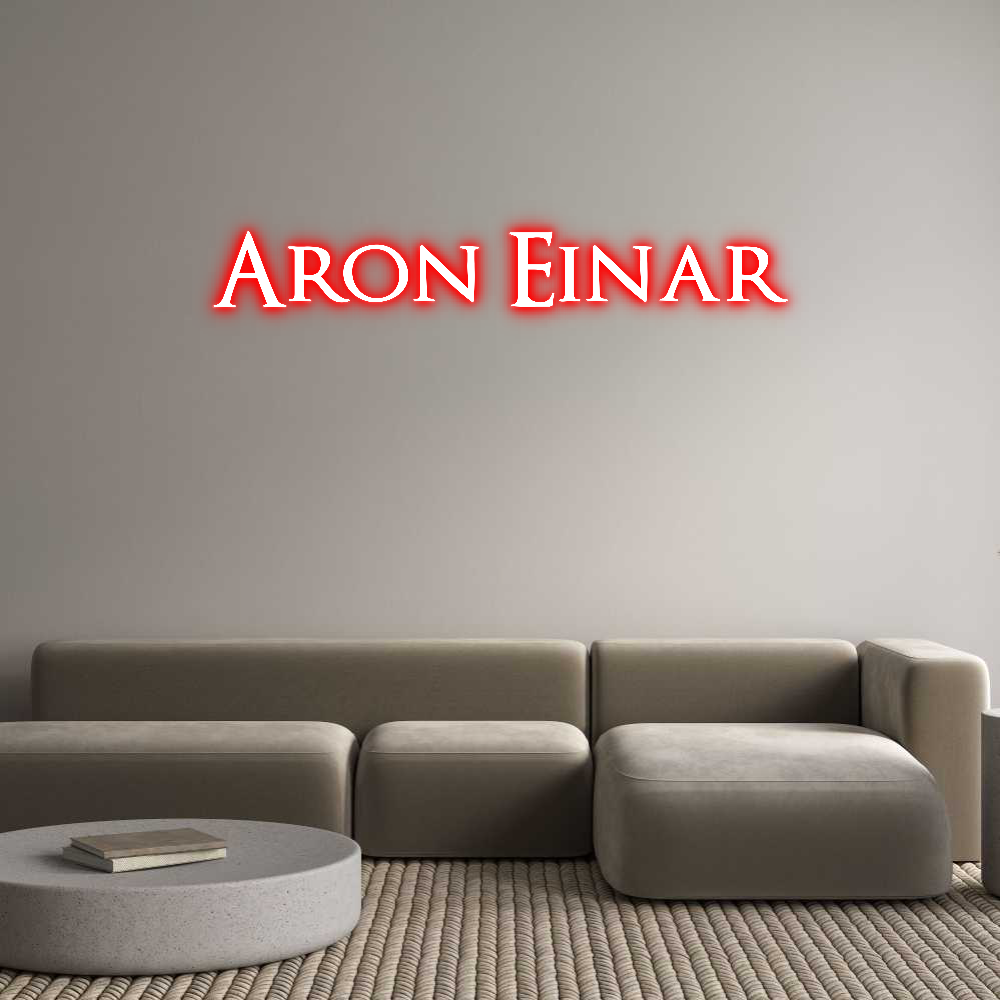 Custom Neon: Aron Einar
