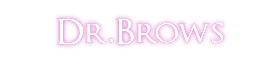 Custom Neon: Dr.Brows
