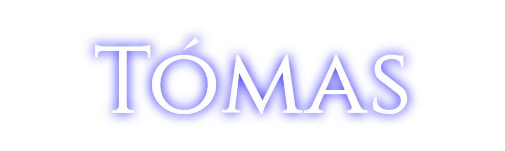 Custom Neon: Tómas