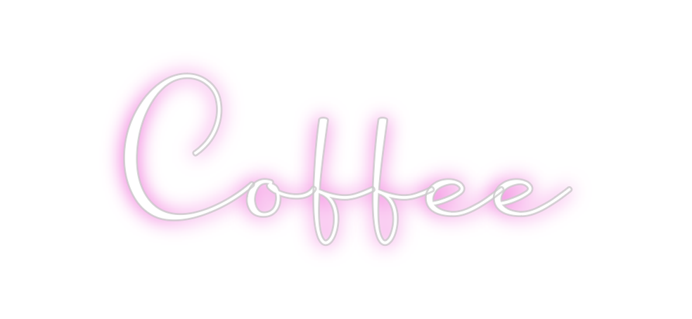 Custom Neon: Coffee