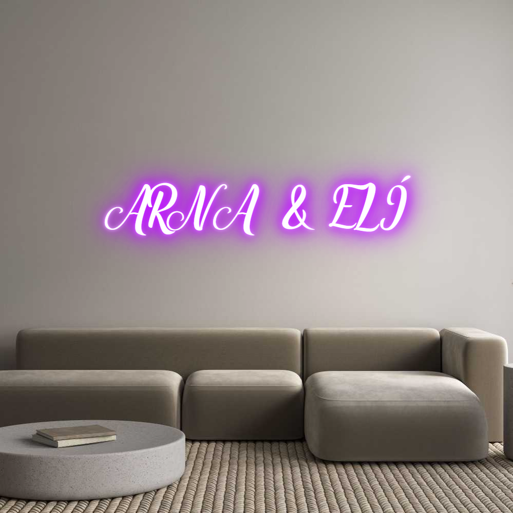 Custom Neon: ARNA & ELÍ