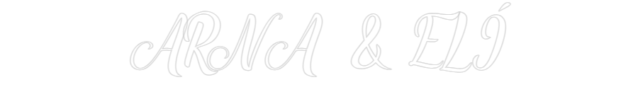 Custom Neon: ARNA & ELÍ