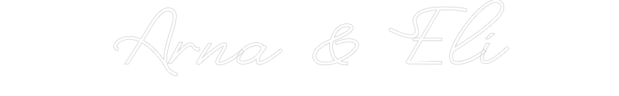 Custom Neon: Arna & Elí