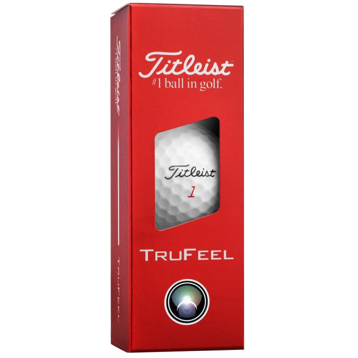 Custom Printed Titleist TruFeel 3 Ball and Gift Box