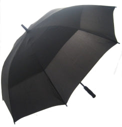 Custom Printed Golf Umbrella with Automatic Vented Canopy and Stormproof Ribs