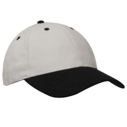 Mens Brushed Heavy Cotton Structured Cap with Embroidery