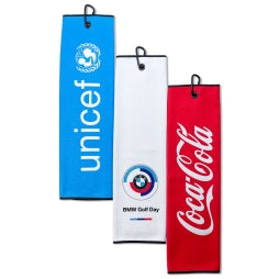 Custom Printed Mini Black Presentation Box with Golf Towel & Flix DS Repair Tool