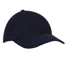 Mens Brushed Heavy Cotton Structured Cap with Embroidery