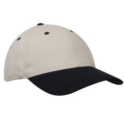 Mens Brushed Heavy Cotton Structured Cap with Embroidery