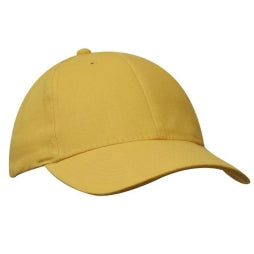 Mens Brushed Heavy Cotton Structured Cap with Embroidery