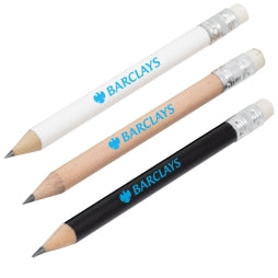 Custom Printed Golf Pencil With Eraser