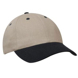 Mens Brushed Heavy Cotton Structured Cap with Embroidery