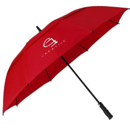 Automatic Fibreglass Frame Double Canopy Golf Umbrella