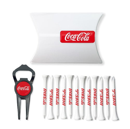 Geo flöskuopnari púðaöskjupakki – sérmerkt golfgjafasett