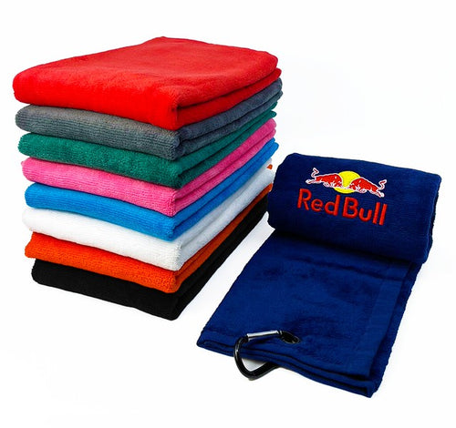 Velour þríbrotið handklæði