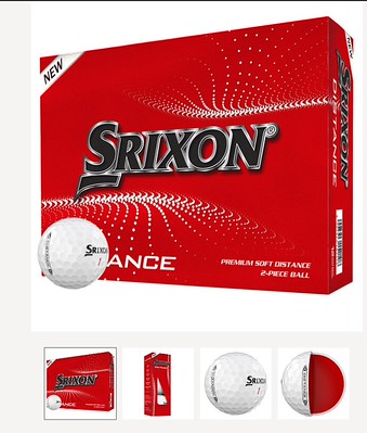 Srixon Distance – sérmerktir golfboltar