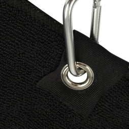 Tri-Fold Microfibre Golf Towel with Embroidery