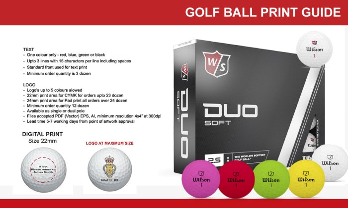 Wilson Ultra Distance sérprentaður með þínu lógói