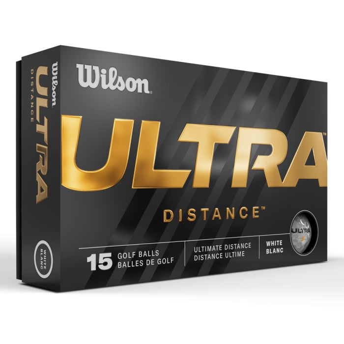 Wilson ULTRA Distance 15 bolta pakki sérprentaður með þínu lógói