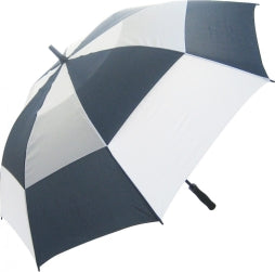 Custom Printed Golf Umbrella with Automatic Vented Canopy and Stormproof Ribs