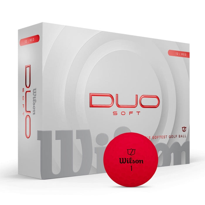 Wilson Red DUO Soft Custom Printed With Your Logo
