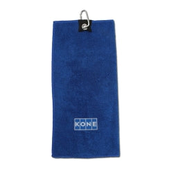 Tri-Fold Microfibre Golf Towel with Embroidery