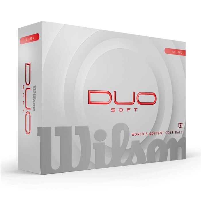 Wilson Red DUO Soft Custom Printed With Your Logo