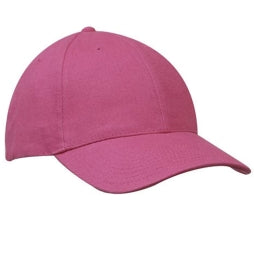 Ladies Brushed Heavy Cotton Structured Cap with Embroidery