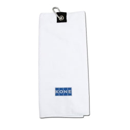 Tri-Fold Microfibre Golf Towel with Embroidery