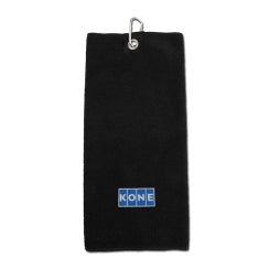 Tri-Fold Microfibre Golf Towel with Embroidery