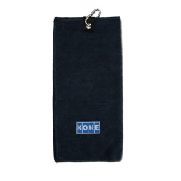 Tri-Fold Microfibre Golf Towel with Embroidery