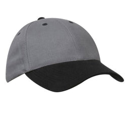 Mens Brushed Heavy Cotton Structured Cap with Embroidery
