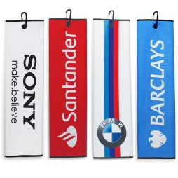 Custom Printed Tri-Fold Dormi Microfibre Golf Towel