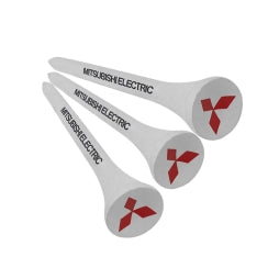 Custom Printed 70mm Premium Wooden Tees with Text and Cup Print (1000)