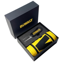 Custom Printed Mini Black Presentation Box with Golf Towel & Flix DS Repair Tool