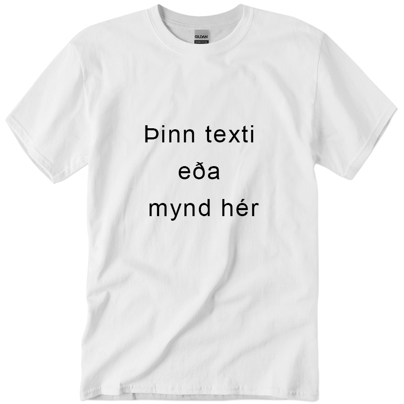 Bolur - Hvítur - Merktu þinn eigin