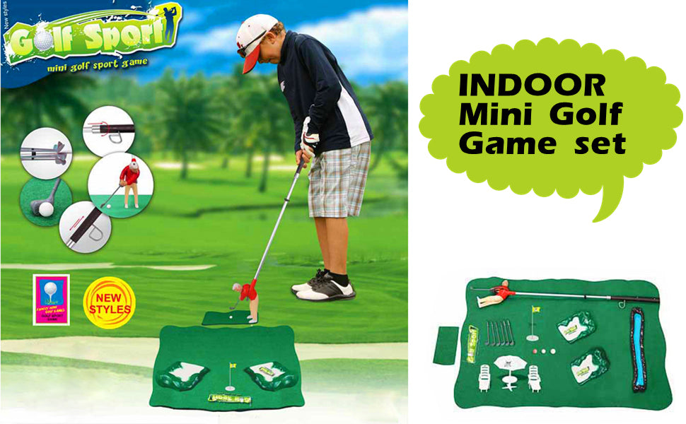 Mini-Inni GOLF!  Tökum golfið heima - frábær skemmtun fyrir unga sem aldna