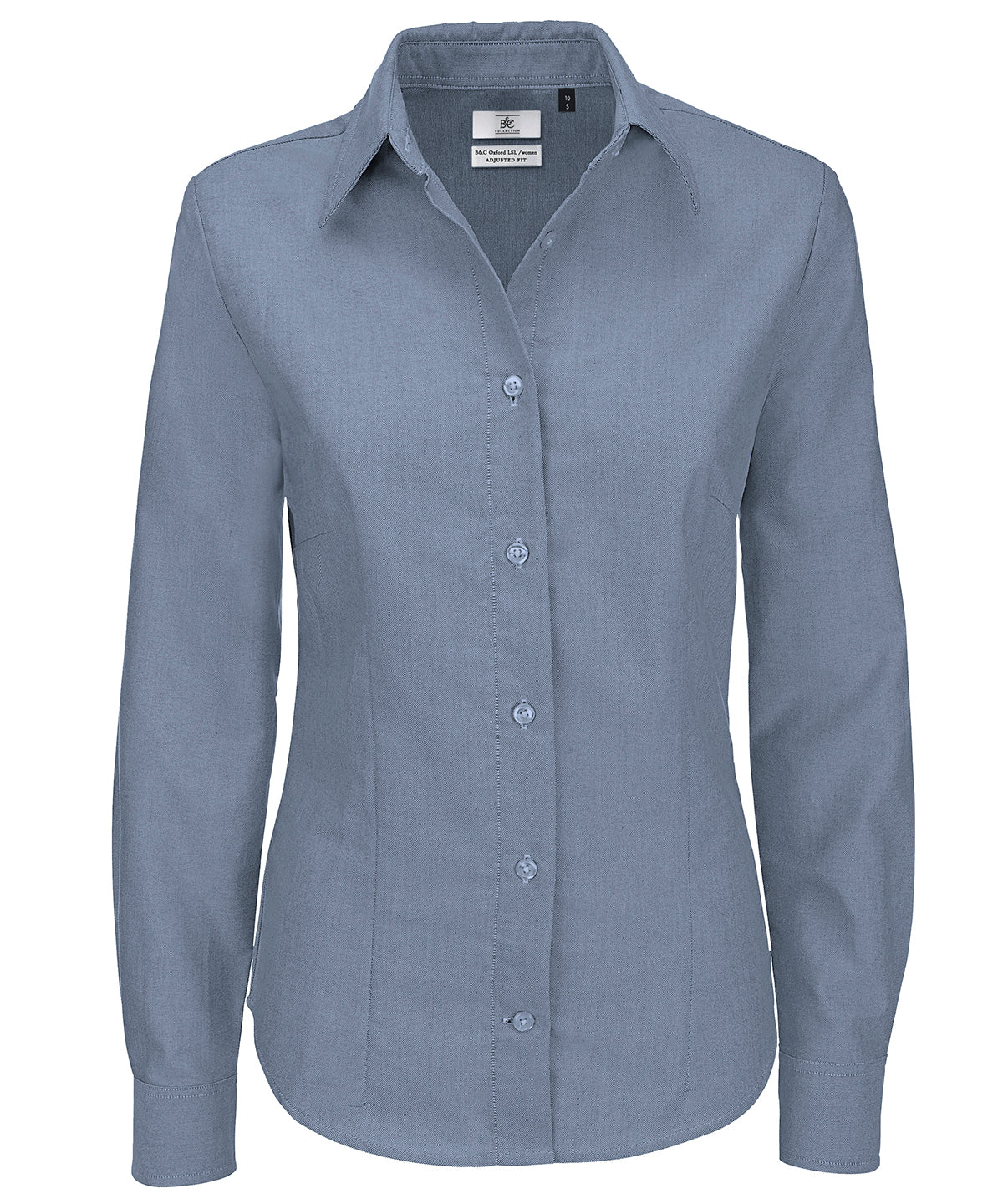 Blússur - B&C Oxford Long Sleeve /women
