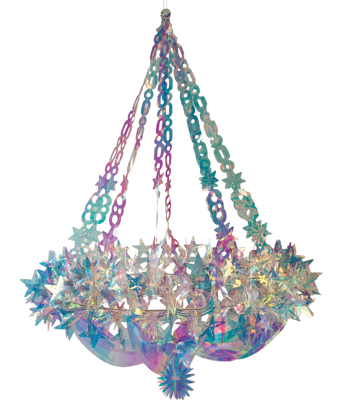 Jólaskraut - Holographic Star Chandelier