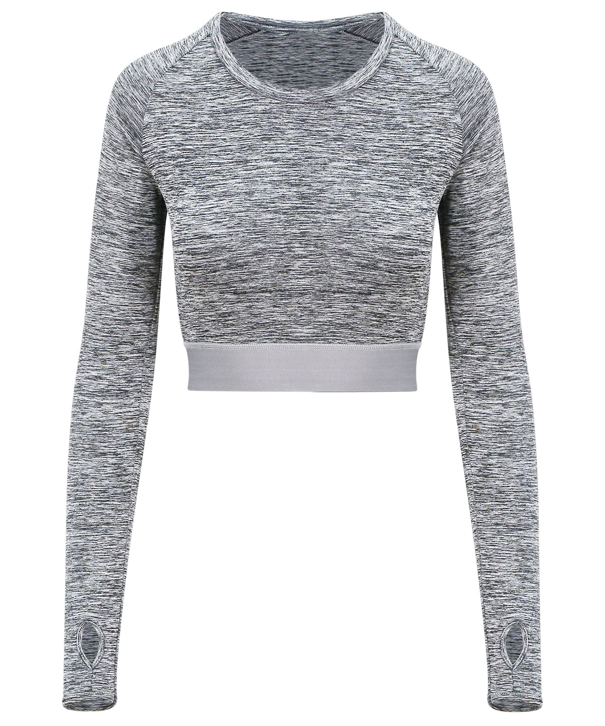 Stuttermabolir - Women's Long-sleeve Crop T
